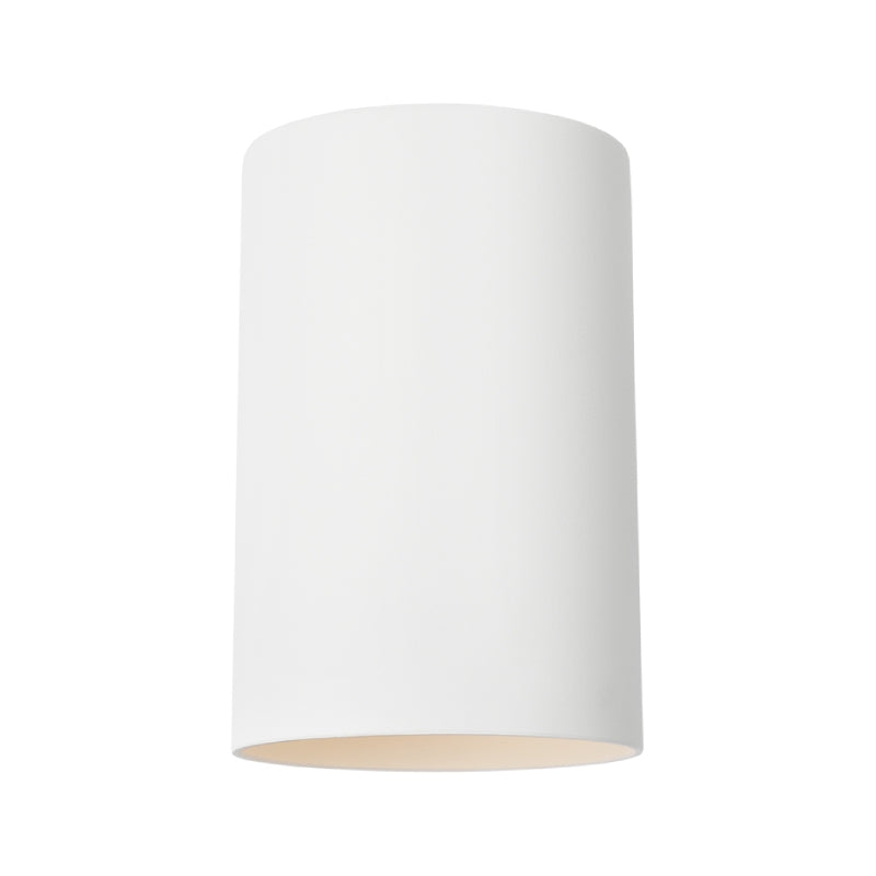 Visual Comfort SLO1161 Cylinders 1-lt 9" Tall Outdoor Medium Wall Lantern - Outdoor Textured White