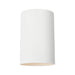 Visual Comfort SLO1161 Cylinders 1-lt 9" Tall Outdoor Medium Wall Lantern - Outdoor Textured White