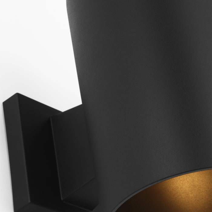 Visual Comfort SLO1161 Cylinders 1-lt 9" Tall Outdoor Medium Wall Lantern - Textured Black