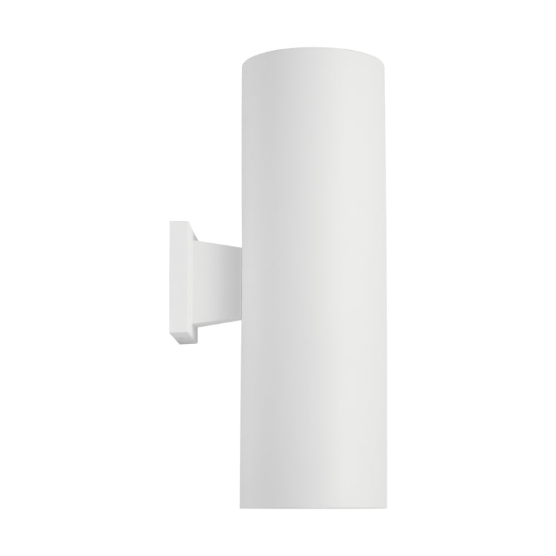 Visual Comfort SLO1172 Cylinders 2-lt 18" Outdoor Large Wall Lantern - Outdoor Textured White