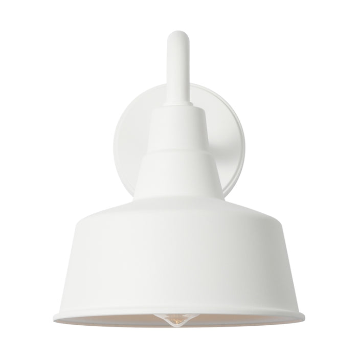 Visual Comfort SLO1181 Barn Light 1-lt 8" Outdoor Small Wall Lantern - Outdoor Textured White