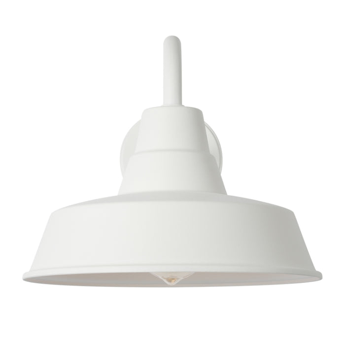 Visual Comfort SLO1191 Barn Light 1-lt 12" Outdoor Medium Wall Lantern - Outdoor Textured White