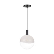 Visual Comfort SLP1001 Torian 1-lt 9" LED Small Pendant - Aged Iron