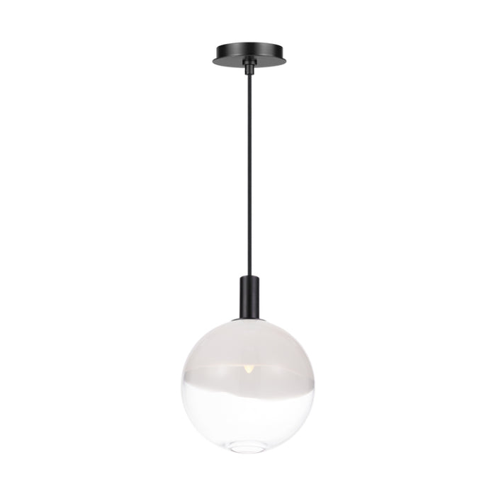 Visual Comfort SLP1001 Torian 1-lt 9" LED Small Pendant - Aged Iron