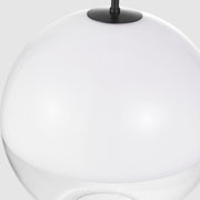 Visual Comfort SLP1011 Torian 1-lt 14" LED Medium Pendant - Aged Iron