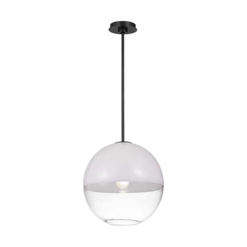 Visual Comfort SLP1011 Torian 1-lt 14" LED Medium Pendant - Aged Iron