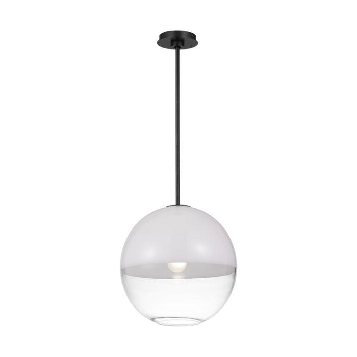 Visual Comfort SLP1011 Torian 1-lt 14" LED Medium Pendant - Aged Iron