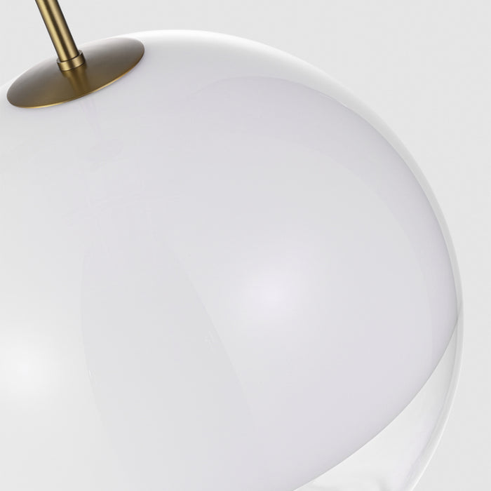 Visual Comfort SLP1011 Torian 1-lt 14" LED Medium Pendant - Burnished Brass