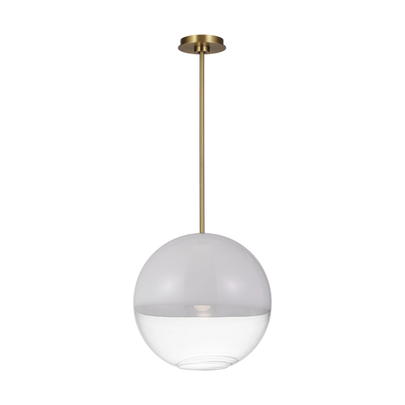 Visual Comfort SLP1011 Torian 1-lt 14" LED Medium Pendant - Burnished Brass