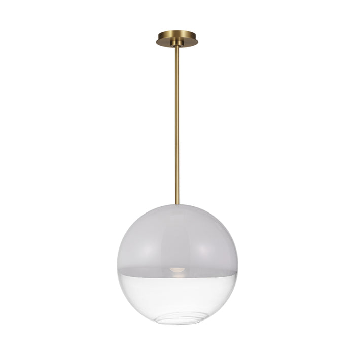 Visual Comfort SLP1011 Torian 1-lt 14" LED Medium Pendant - Burnished Brass