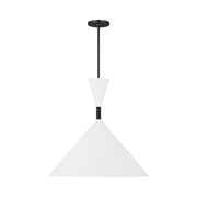 Visual Comfort SLP1021 Bodhi 1-lt 24" LED Pendant - Midnight Black