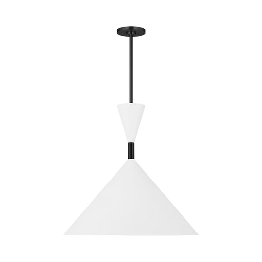 Visual Comfort SLP1021 Bodhi 1-lt 24" LED Pendant - Midnight Black