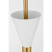 Visual Comfort SLP1041 Bodhi 1-lt 10" LED Pendant - Burnished Brass