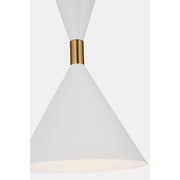 Visual Comfort SLP1041 Bodhi 1-lt 10" LED Pendant - Burnished Brass