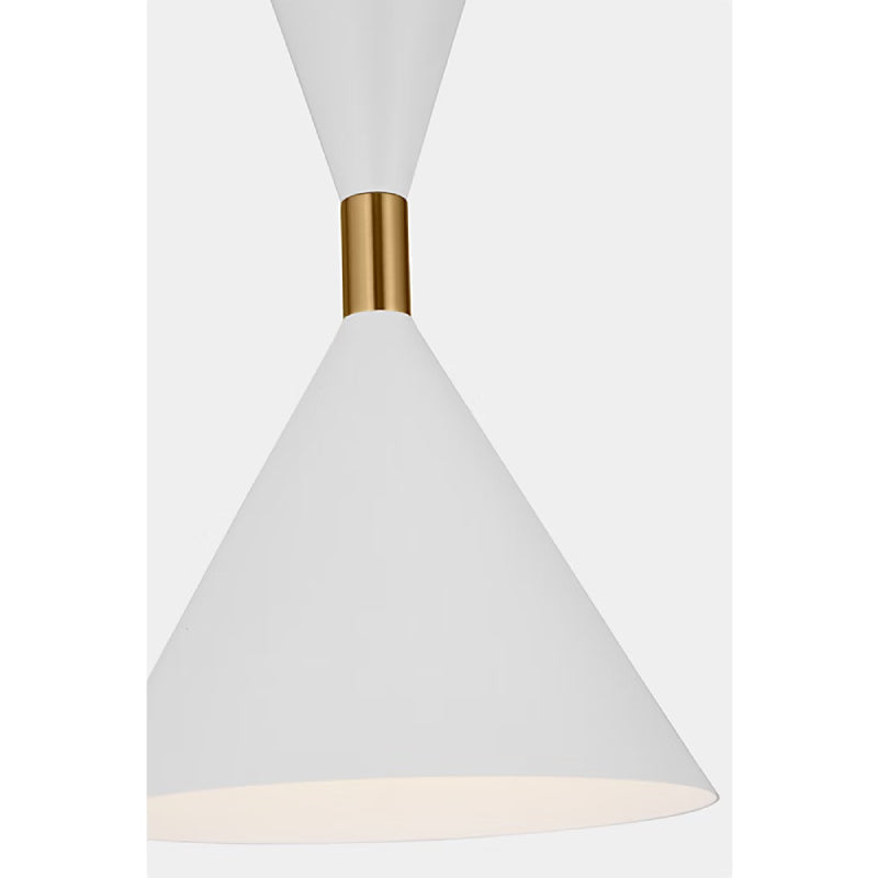Visual Comfort SLP1041 Bodhi 1-lt 10" LED Pendant - Burnished Brass