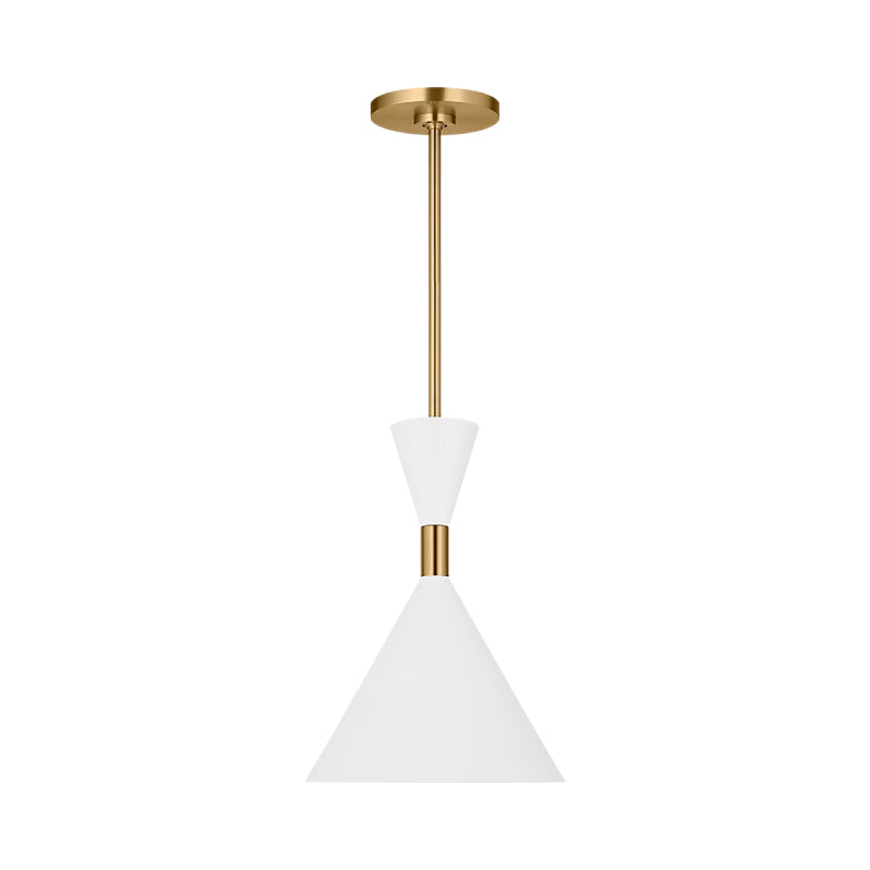Visual Comfort SLP1041 Bodhi 1-lt 10" LED Pendant - Burnished Brass