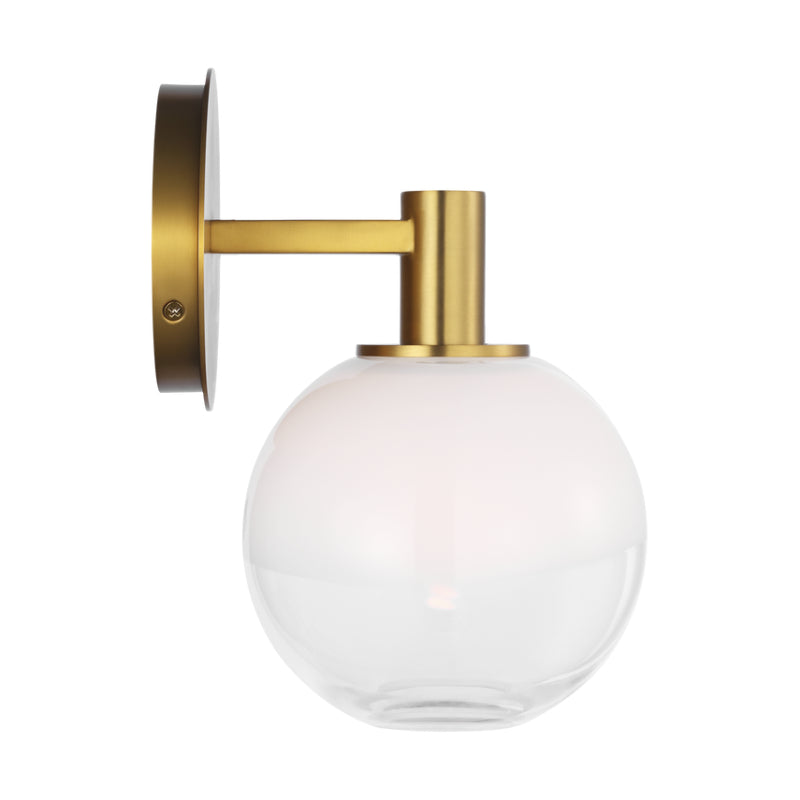 Visual Comfort SLV1001 Torian 1-lt 10" Tall LED Small Wall Sconce - Burnished Brass