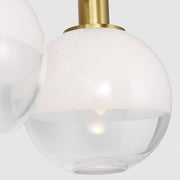 Visual Comfort SLV1002 Torian 2-lt 15" LED Vanity Light - Burnished Brass