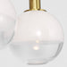 Visual Comfort SLV1002 Torian 2-lt 15" LED Vanity Light - Burnished Brass