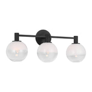 Visual Comfort SLV1003 Torian 3-lt 24" LED Vanity Light - Aged Iron