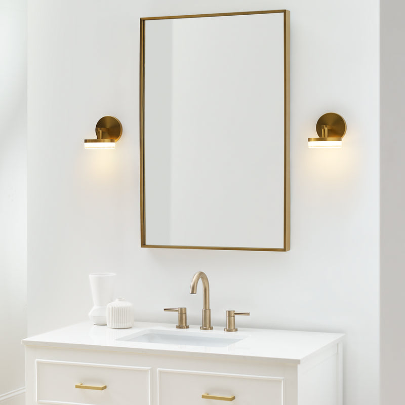 Visual Comfort SLV1011 Khan 1-lt 5" Tall LED Small Wall Sconce