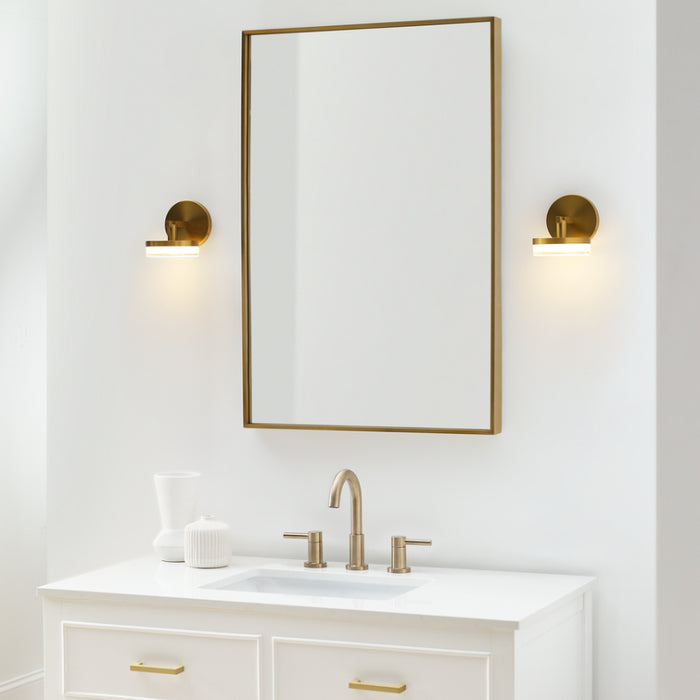 Visual Comfort SLV1011 Khan 1-lt 5" Tall LED Small Wall Sconce