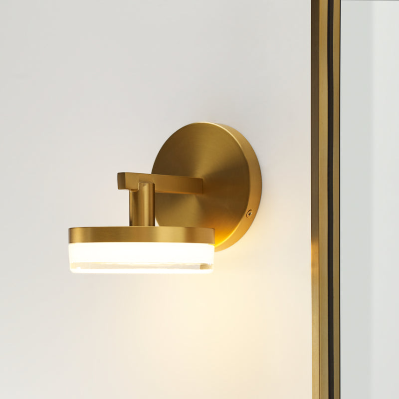 Visual Comfort SLV1011 Khan 1-lt 5" Tall LED Small Wall Sconce