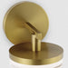 Visual Comfort SLV1011 Khan 1-lt 5" Tall LED Small Wall Sconce - Burnished Brass