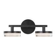 Visual Comfort SLV1012 Khan 2-lt 14" LED Wall Sconce - Aged Iron