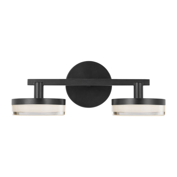 Visual Comfort SLV1012 Khan 2-lt 14" LED Wall Sconce - Aged Iron