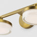 Visual Comfort SLV1012 Khan 2-lt 14" LED Wall Sconce - Burnished Brass