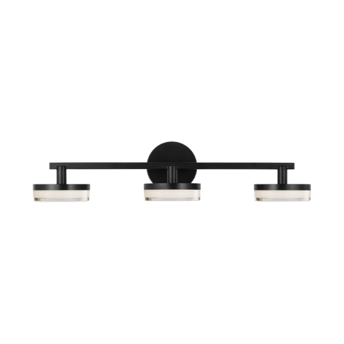 Visual Comfort SLV1013 Khan 3-lt 24" LED Vanity Light - Aged Iron