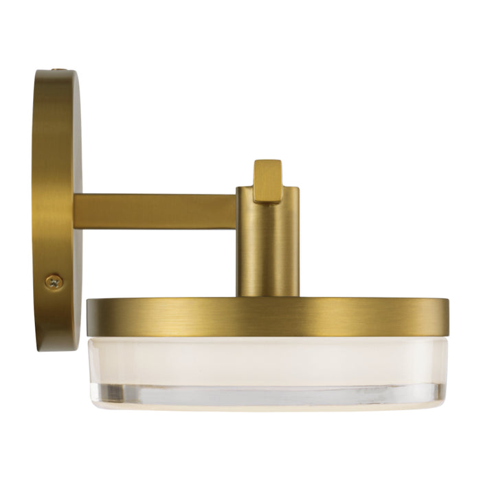Visual Comfort SLV1013 Khan 3-lt 24" LED Vanity Light - Burnished Brass