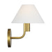 Visual Comfort SLW1001 Colfax 1-lt 10" Tall LED Small Wall Sconce - Burnished Brass