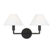Visual Comfort SLW1012 Colfax 2-lt 19" LED Medium Wall Sconce - Aged Iron