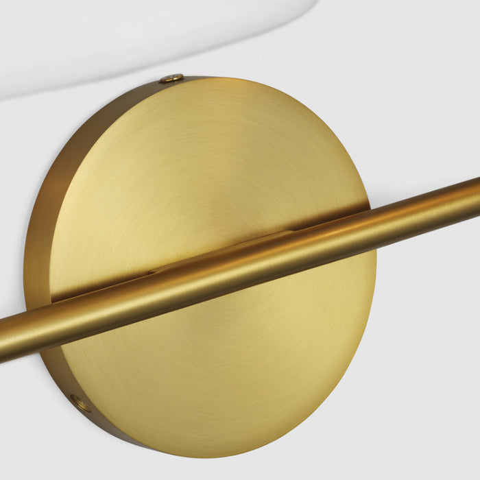 Visual Comfort SLW1012 Colfax 2-lt 19" LED Medium Wall Sconce - Burnished Brass