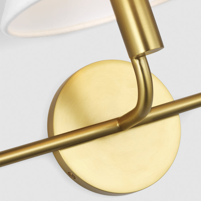 Visual Comfort SLW1023 Colfax 3-lt 29" LED Large Wall Sconce - Burnished Brass