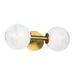 Visual Comfort SLW1032 Torian 2-lt 15" LED Linear Wall Sconce - Burnished Brass