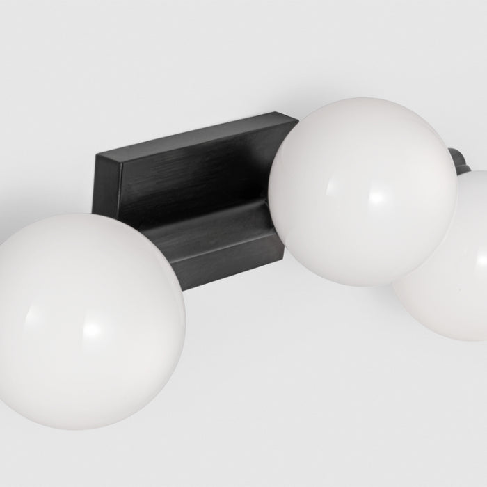 Visual Comfort SLW1043 Altair 3-lt 16" LED Vanity Light - Aged Iron