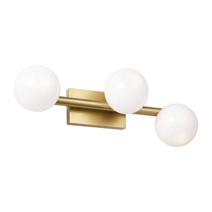 Visual Comfort SLW1043 Altair 3-lt 16" LED Vanity Light - Burnished Brass