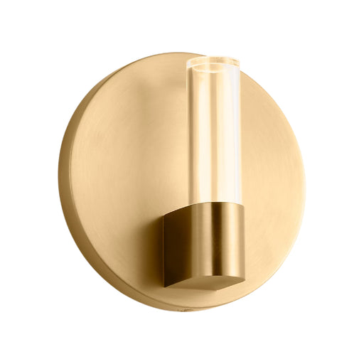 Visual Comfort SLW1071 Silas 1-lt 5" Tall LED Wall Sconce - Burnished Brass
