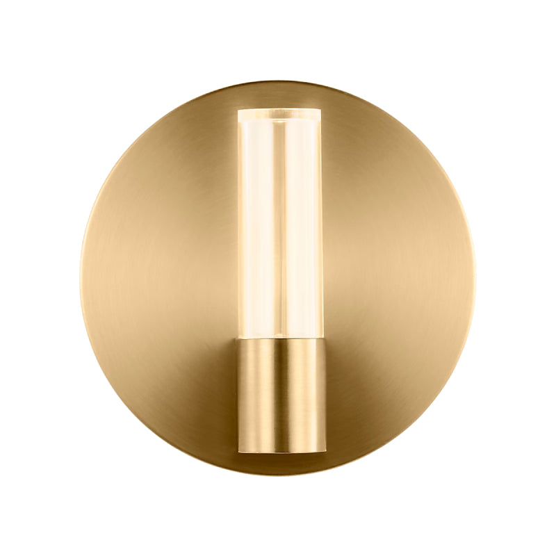 Visual Comfort SLW1071 Silas 1-lt 5" Tall LED Wall Sconce - Burnished Brass