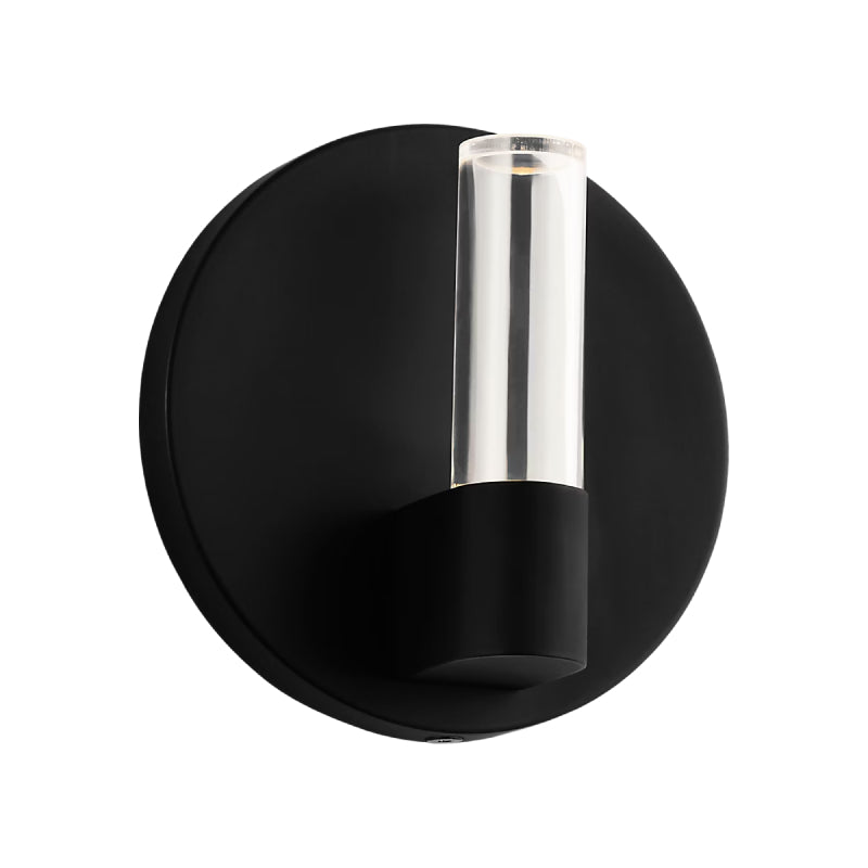 Visual Comfort SLW1071 Silas 1-lt 5" Tall LED Wall Sconce - Midnight Black