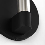 Visual Comfort SLW1071 Silas 1-lt 5" Tall LED Wall Sconce - Midnight Black