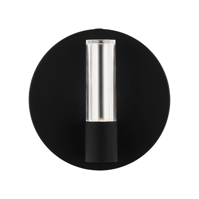 Visual Comfort SLW1071 Silas 1-lt 5" Tall LED Wall Sconce - Midnight Black