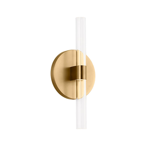 Visual Comfort SLW1082 Silas 10" Tall LED Wall Sconce - Burnished Brass
