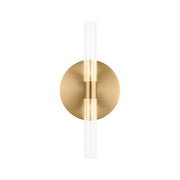 Visual Comfort SLW1082 Silas 10" Tall LED Wall Sconce - Burnished Brass