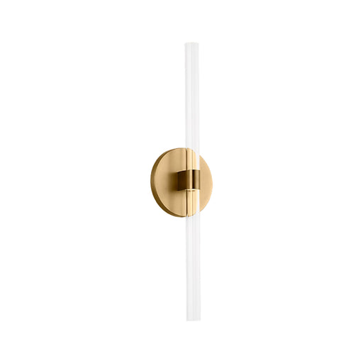 Visual Comfort SLW1092 Silas 18" Tall LED Wall Sconce - Burnished Brass