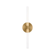 Visual Comfort SLW1092 Silas 18" Tall LED Wall Sconce - Burnished Brass