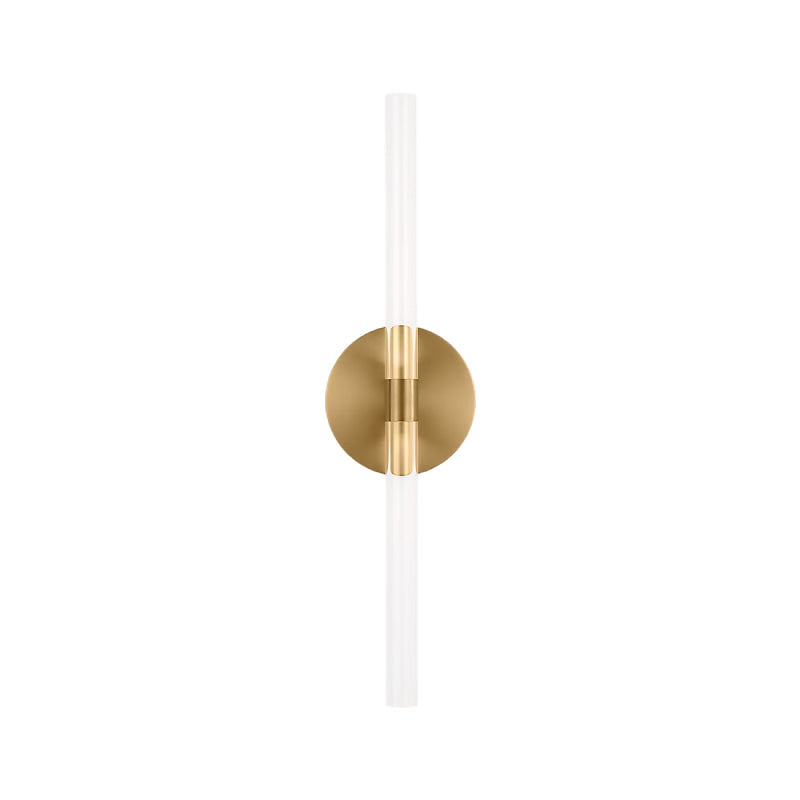Visual Comfort SLW1092 Silas 18" Tall LED Wall Sconce - Burnished Brass